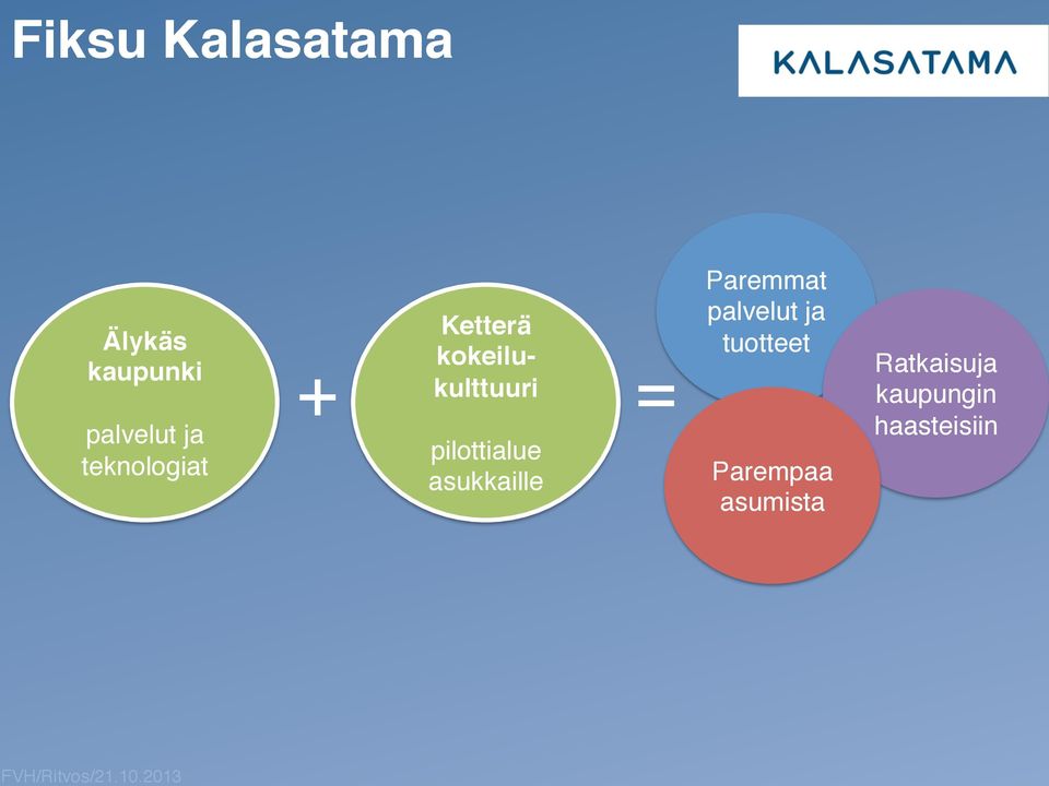 Ketterä kokeilukulttuuri!! pilottialue asukkaille!