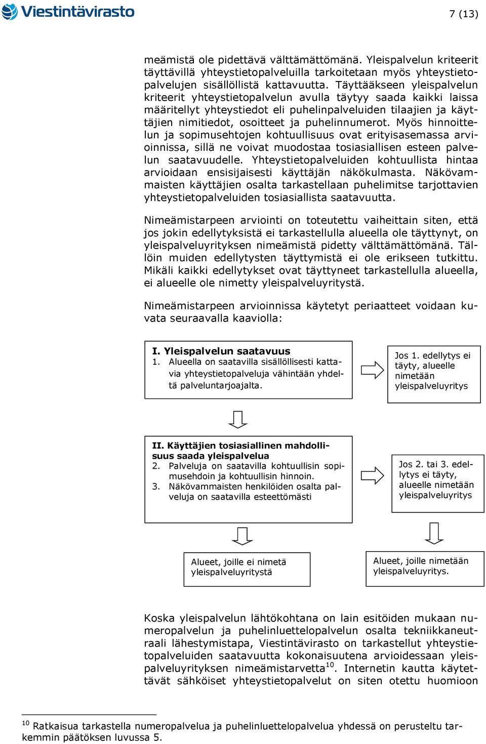 puhelinnumerot. Myös hinnoittelun ja sopimusehtojen kohtuullisuus ovat erityisasemassa arvioinnissa, sillä ne voivat muodostaa tosiasiallisen esteen palvelun saatavuudelle.