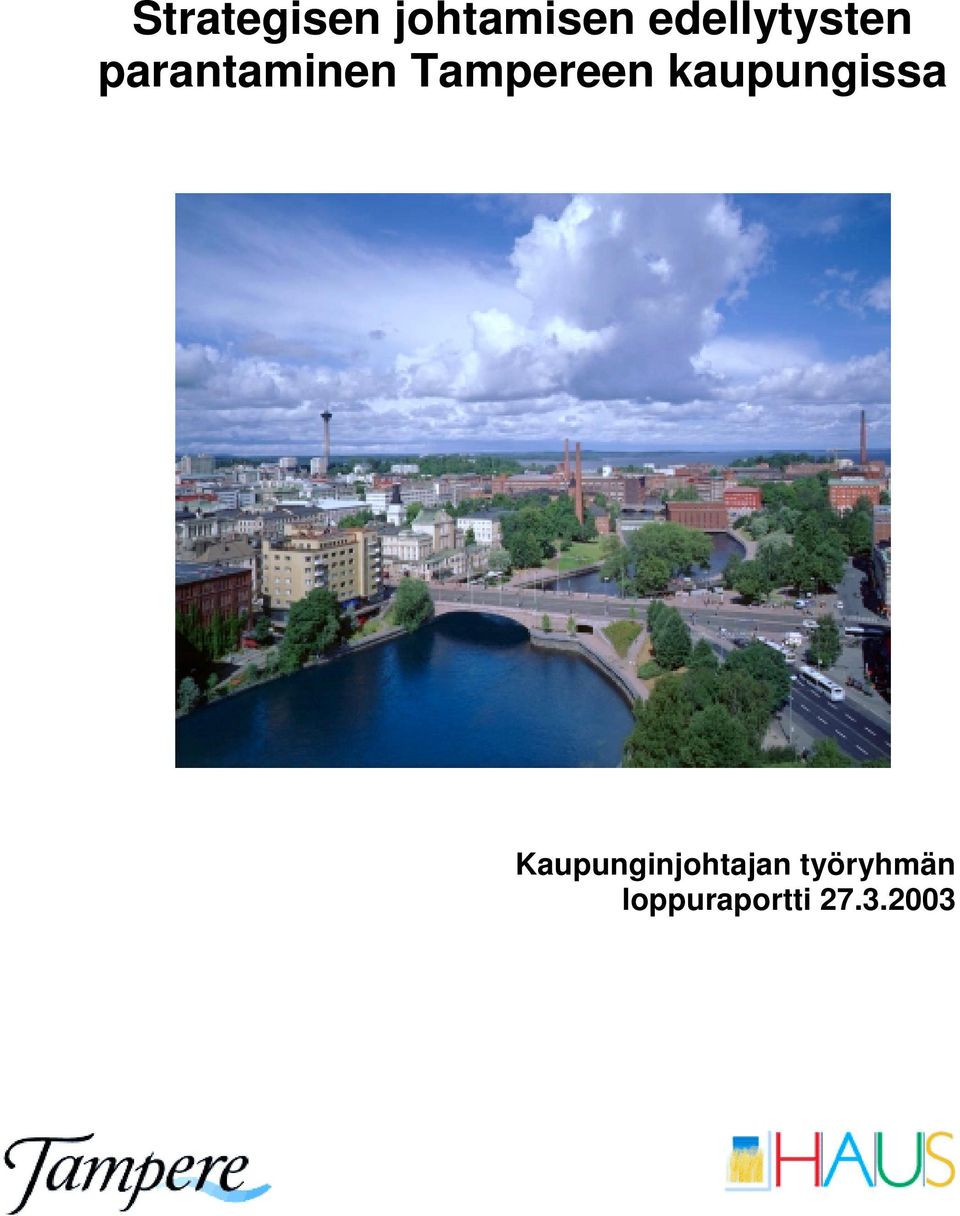 Tampereen kaupungissa
