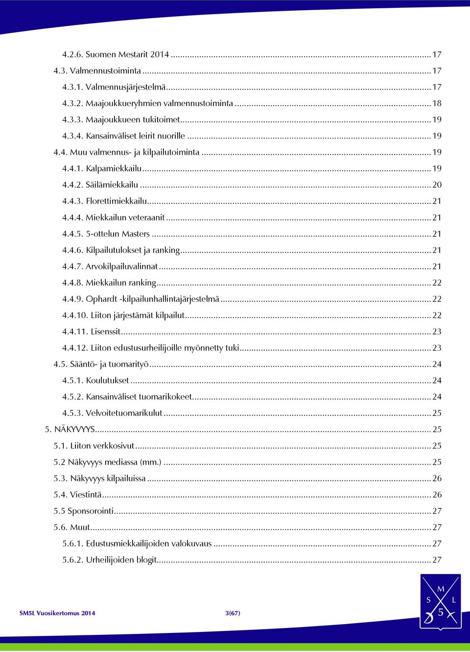 .. 21 4.4.6. Kilpailutulokset ja ranking... 21 4.4.7. Arvokilpailuvalinnat... 21 4.4.8. Miekkailun ranking... 22 4.4.9. Ophardt -kilpailunhallintajärjestelmä... 22 4.4.10.