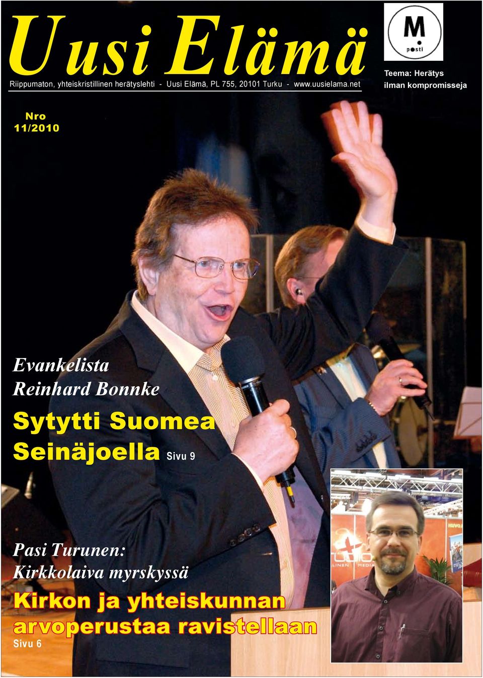 Nro 11/2010 Evankelista Reinhard Bonnke Sytytti Suomea Seinäjoella Sivu 9