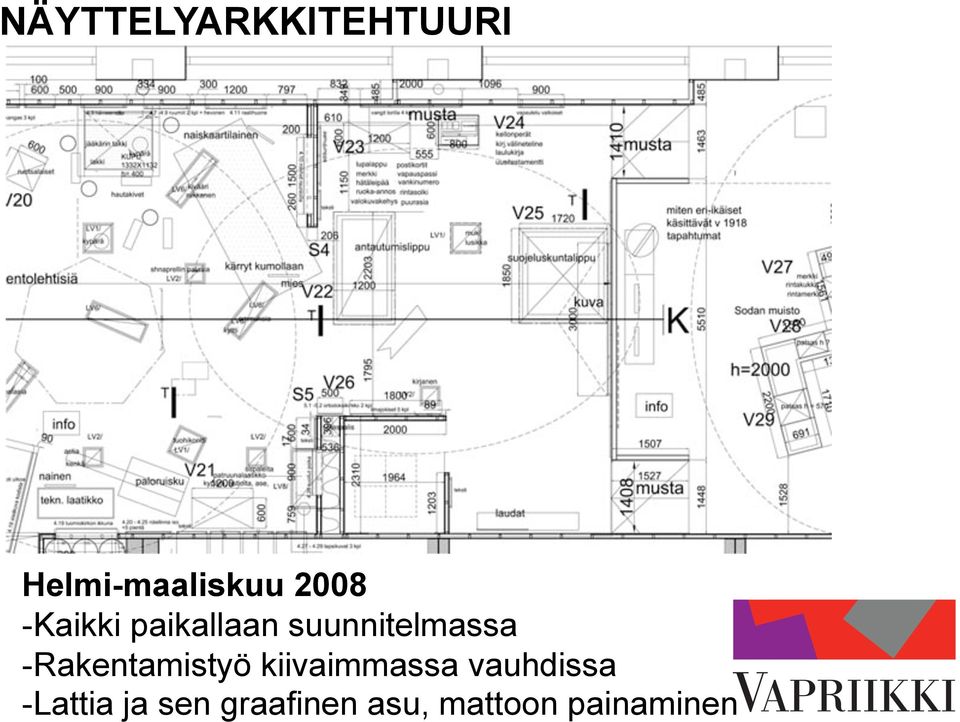 -Rakentamistyö kiivaimmassa vauhdissa