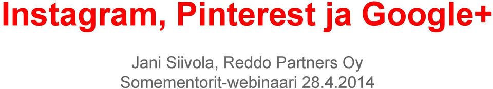 Reddo Partners Oy