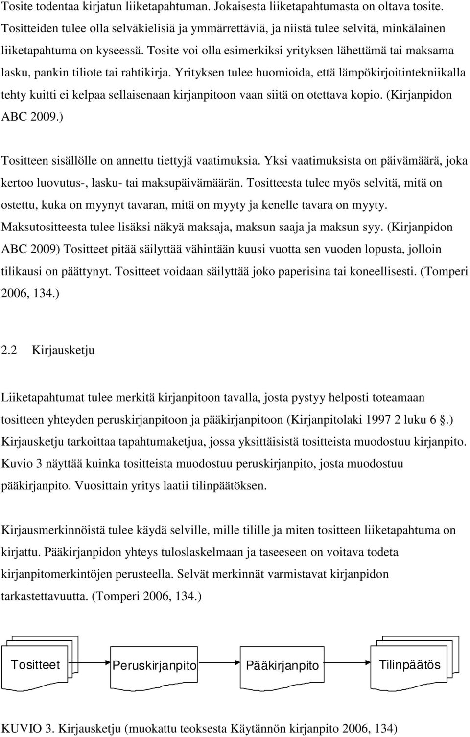 Tosite voi olla esimerkiksi yrityksen lähettämä tai maksama lasku, pankin tiliote tai rahtikirja.