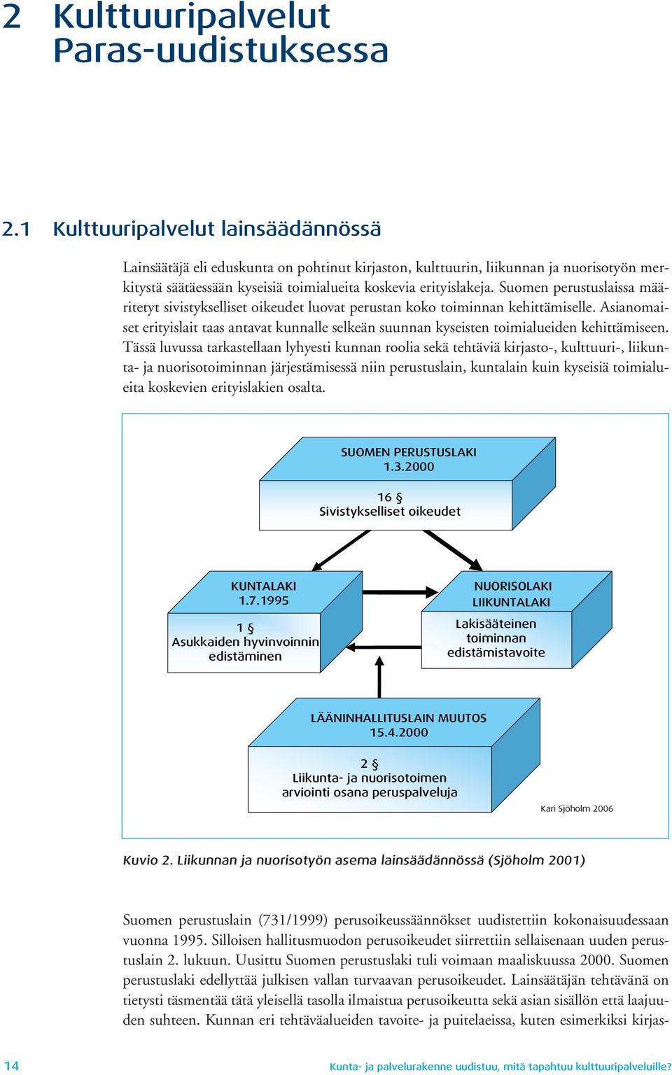 Suomen perustuslaissa määritetyt sivistykselliset oikeudet luovat perustan koko toiminnan kehittämiselle.