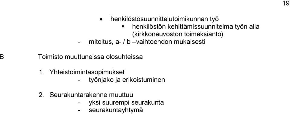 Toimisto muuttuneissa olosuhteissa 1.