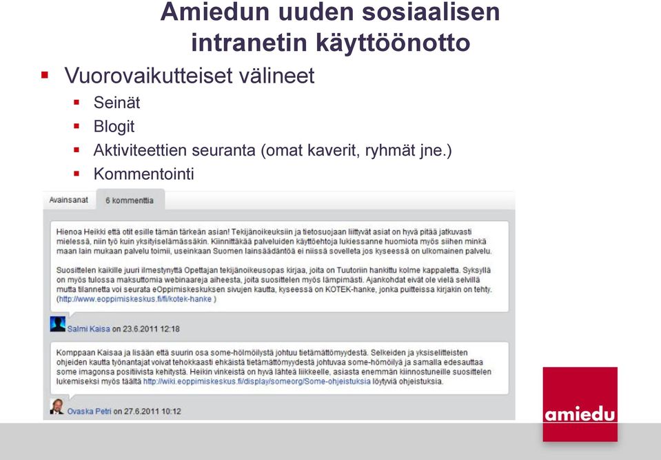 välineet Seinät Blogit Aktiviteettien