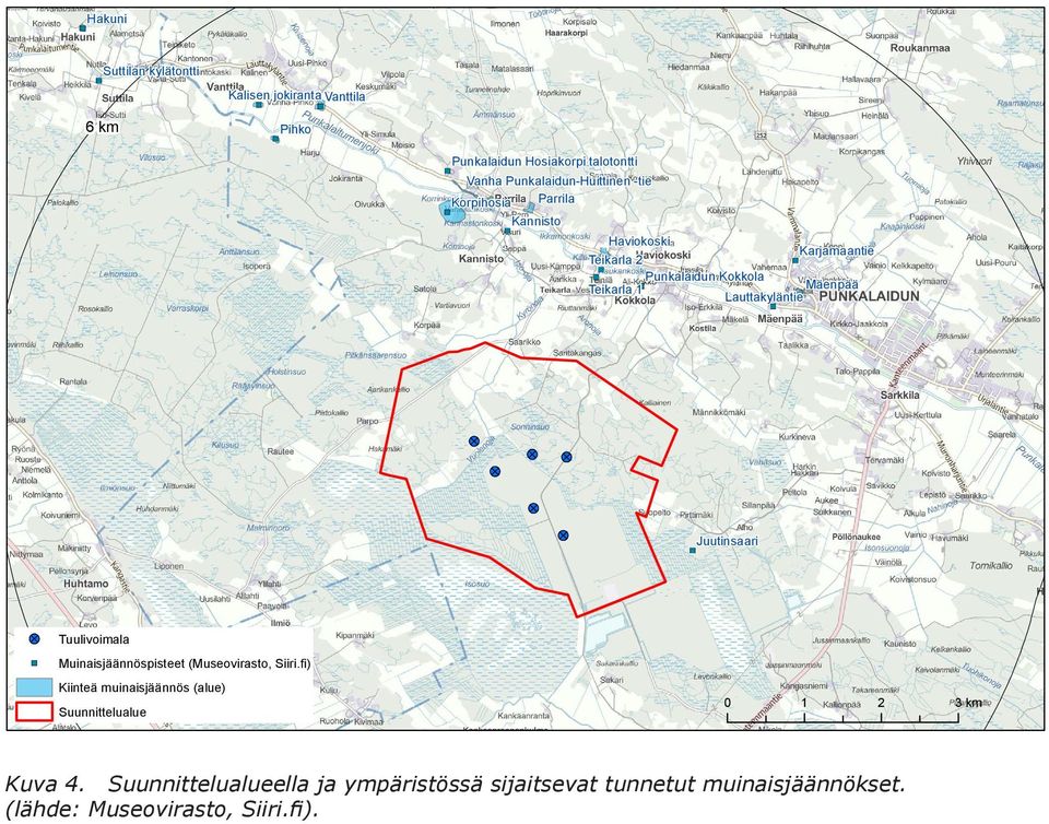 Teikarla 1 Mäenpää Lauttakyläntie Juutinsaari Muinaisjäännöspisteet (Museovirasto, Siiri.