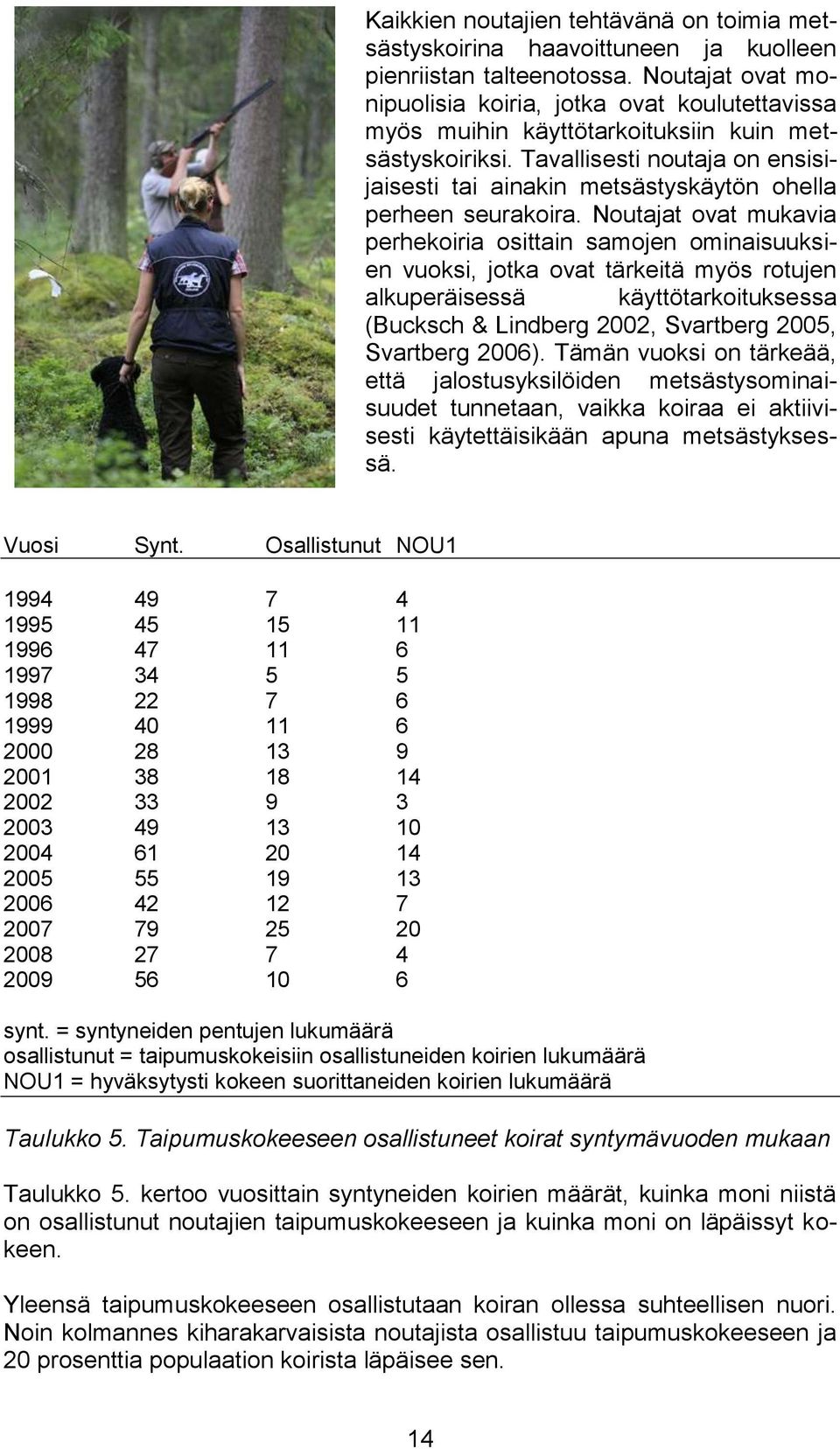 Tavallisesti noutaja on ensisijaisesti tai ainakin metsästyskäytön ohella perheen seurakoira.