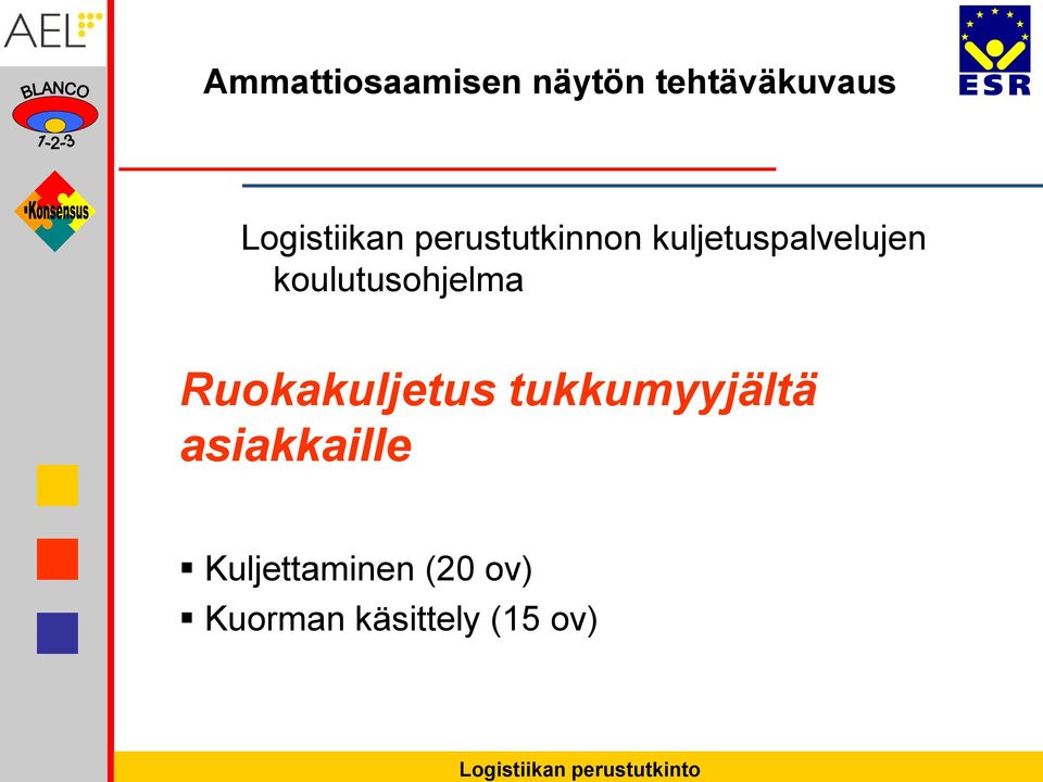 Ruokakuljetus tukkumyyjältä asiakkaille Kuljettaminen