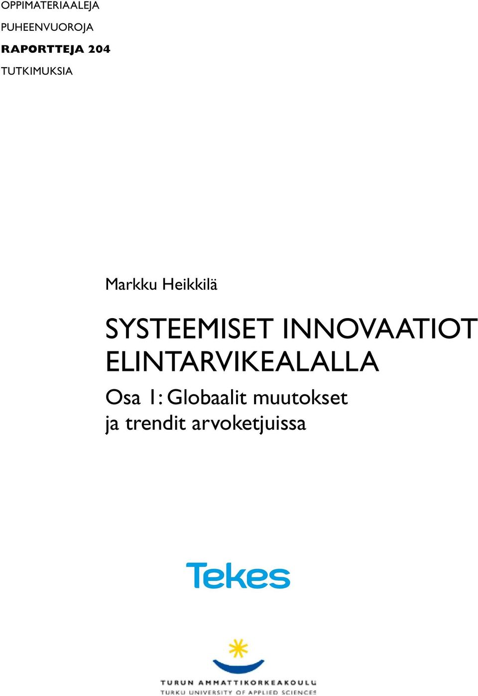 Systeemiset innovaatiot elintarvikealalla