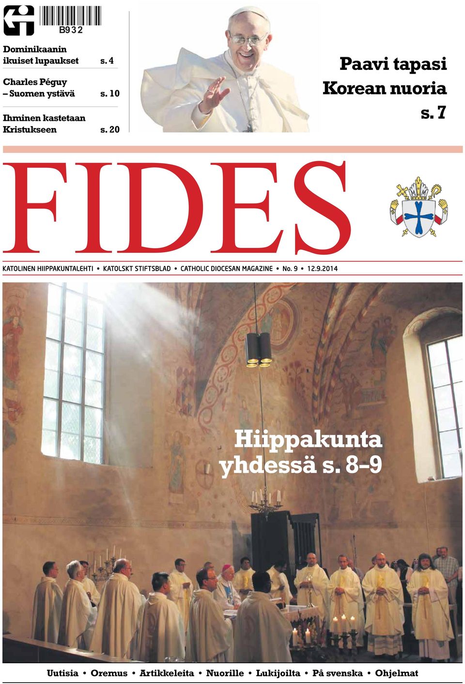 20 FIDES KATOLINEN HIIPPAKUNTALEHTI KATOLSKT STIFTSBLAD CATHOLIC DIOCESAN