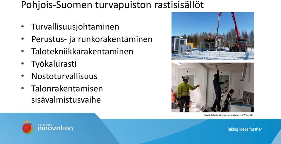 Talotekniikkarakentaminen Työkalurasti Nostoturvallisuus