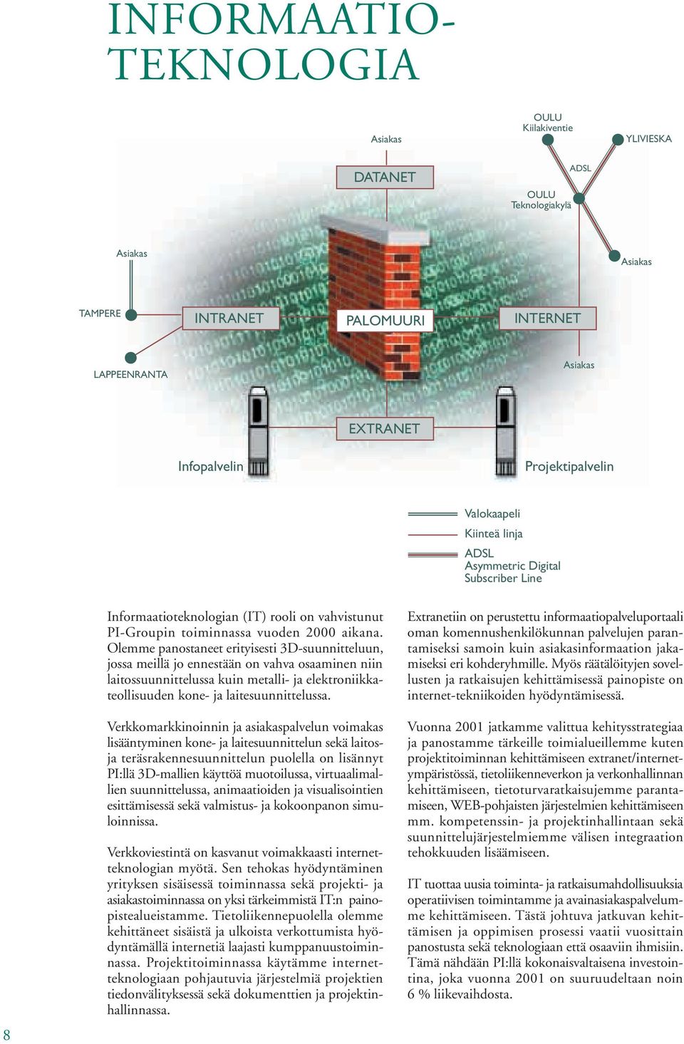 Olemme panostaneet erityisesti 3D-suunnitteluun, jossa meillä jo ennestään on vahva osaaminen niin laitossuunnittelussa kuin metalli- ja elektroniikkateollisuuden kone- ja laitesuunnittelussa.