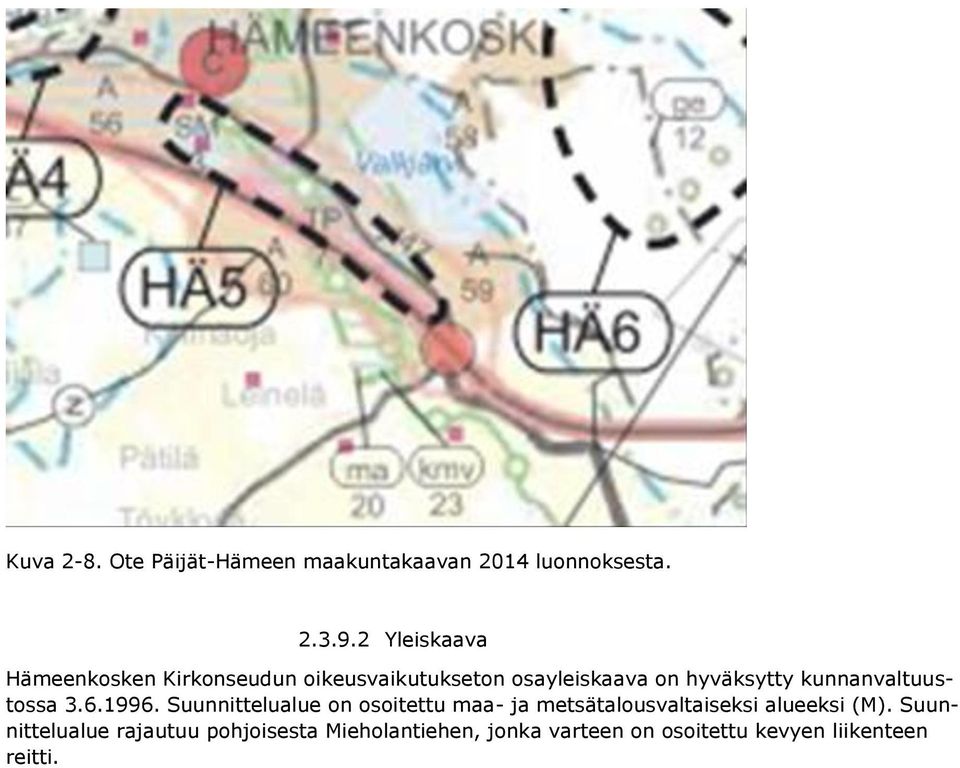 kunnanvaltuustossa 3.6.1996.