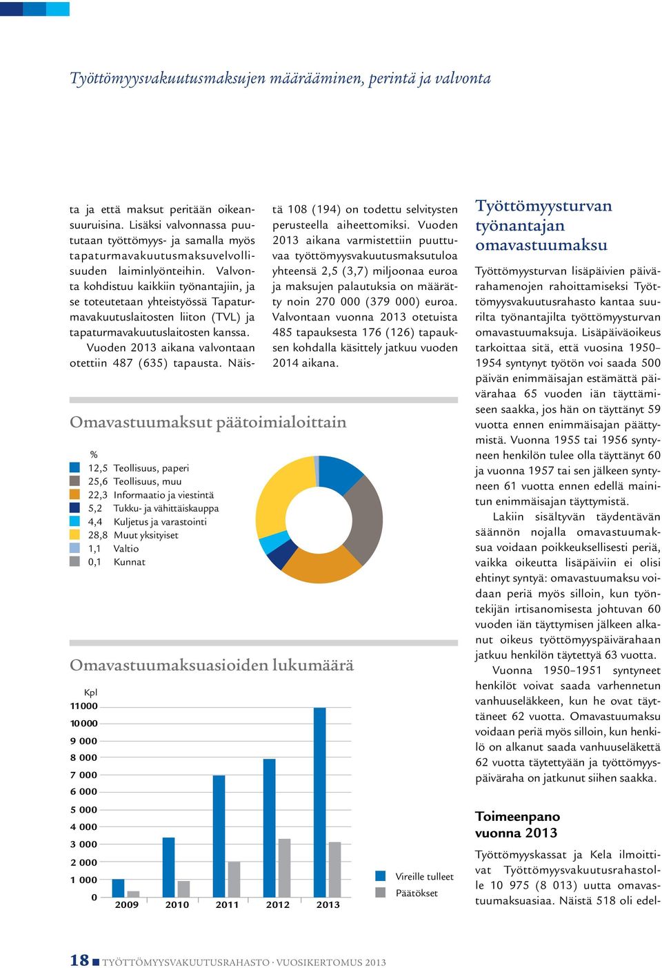 Valvonta kohdistuu kaikkiin työnantajiin, ja se toteutetaan yhteistyössä Tapaturmavakuutuslaitosten liiton (TVL) ja tapaturmavakuutuslaitosten kanssa.