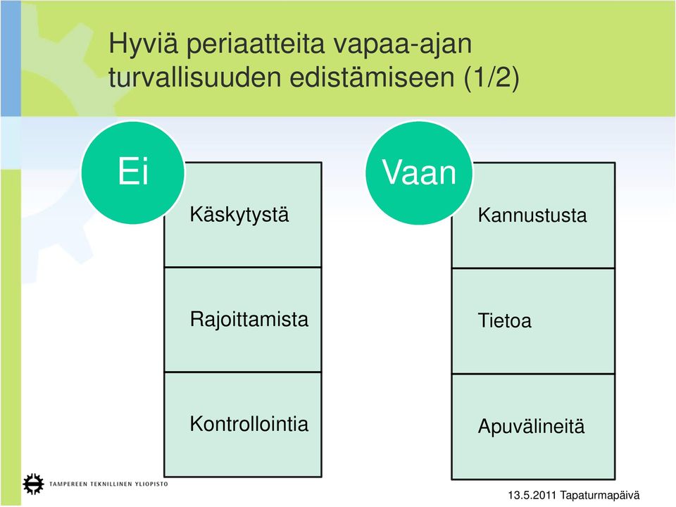 Ei Käskytystä Vaan Kannustusta