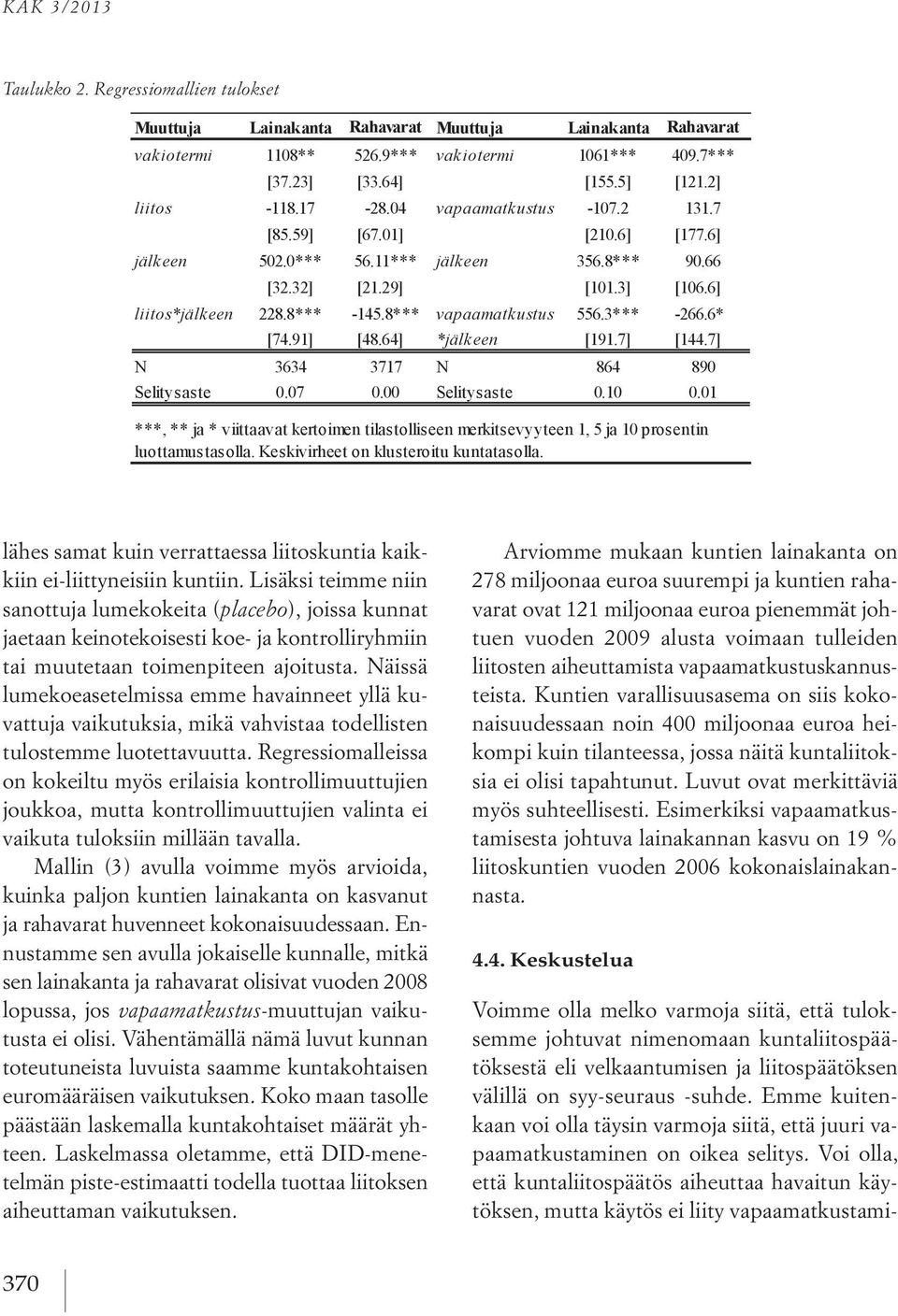 Näissä lumekoeasetelmissa emme havainneet yllä kuvattuja vaikutuksia, mikä vahvistaa todellisten tulostemme luotettavuutta.