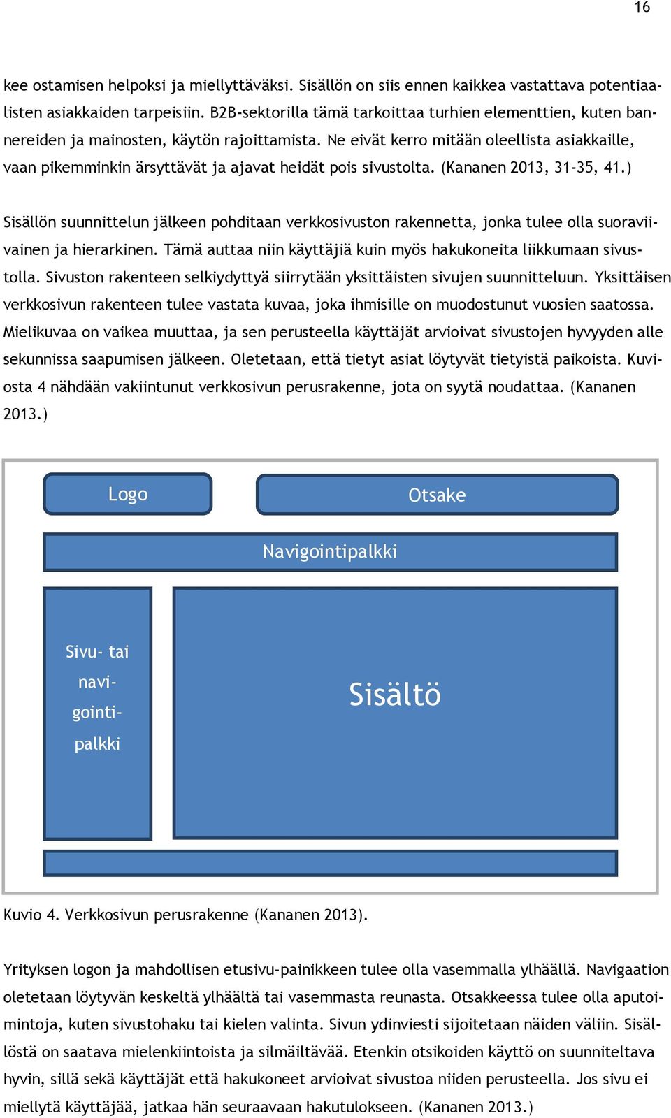 Ne eivät kerro mitään oleellista asiakkaille, vaan pikemminkin ärsyttävät ja ajavat heidät pois sivustolta. (Kananen 2013, 31-35, 41.