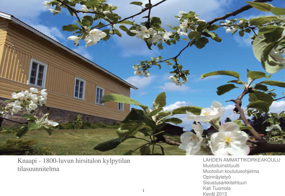 Muotoiluinstituutti Muotoilun koulutusohjelma