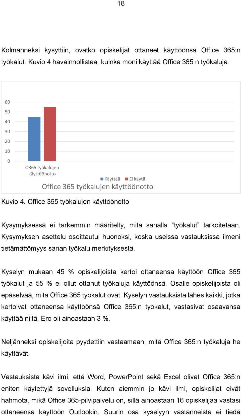 Office 365 työkalujen käyttöönotto Kysymyksessä ei tarkemmin määritelty, mitä sanalla työkalut tarkoitetaan.