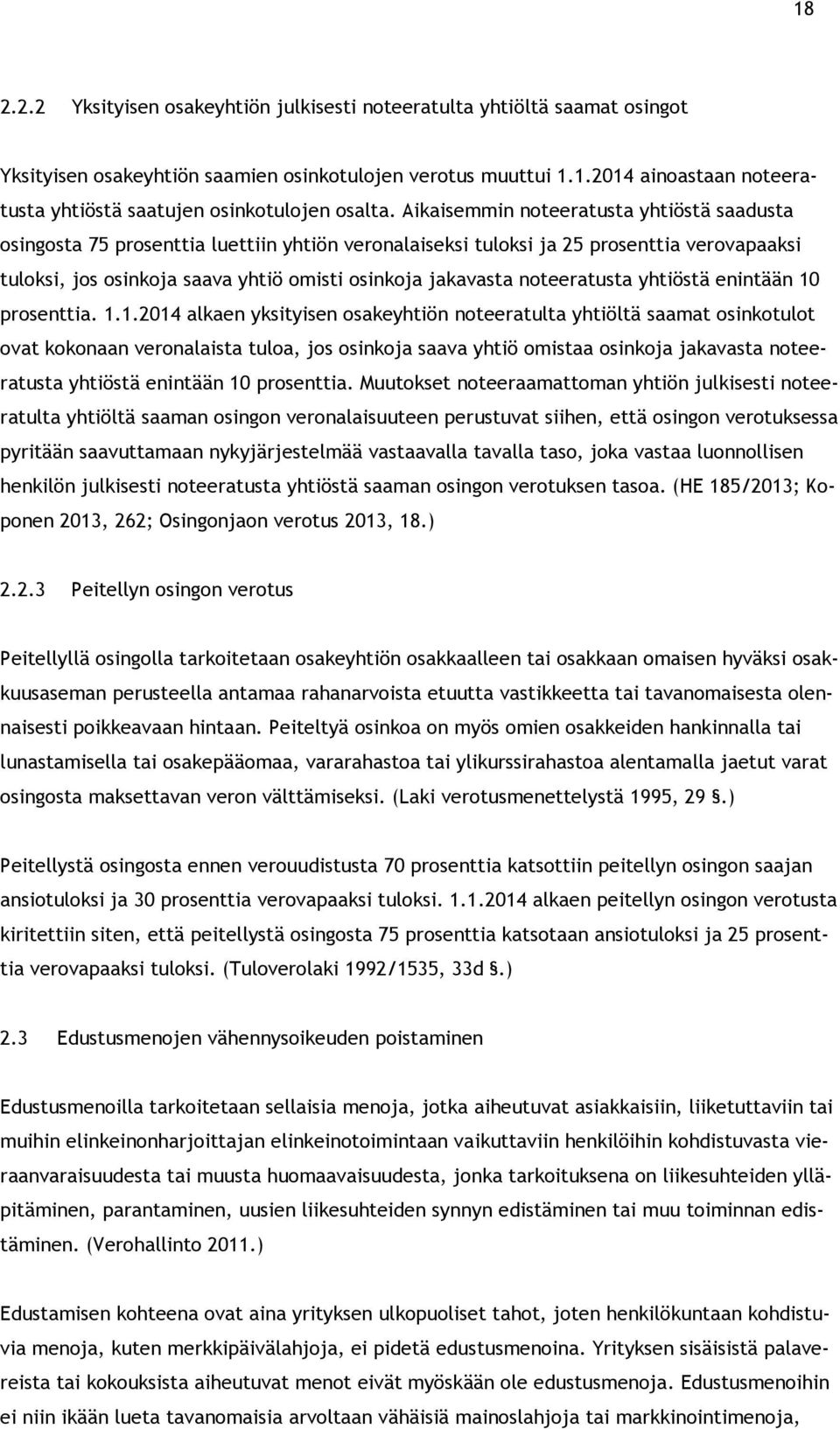 noteeratusta yhtiöstä enintään 10