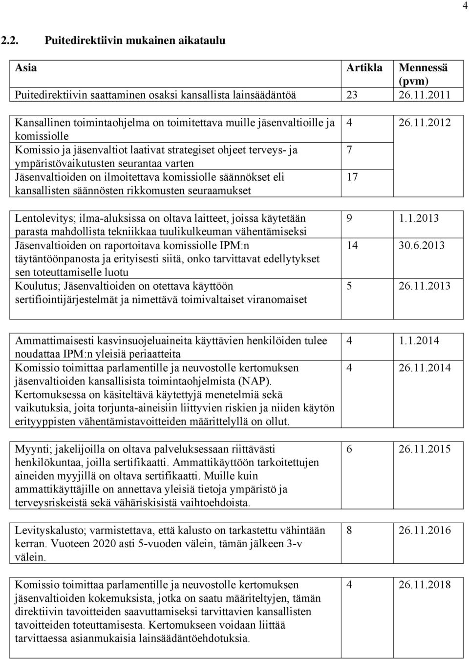 Jäsenvaltioiden on ilmoitettava komissiolle säännökset eli kansallisten säännösten rikkomusten seuraamukset 4 7 17 26.11.