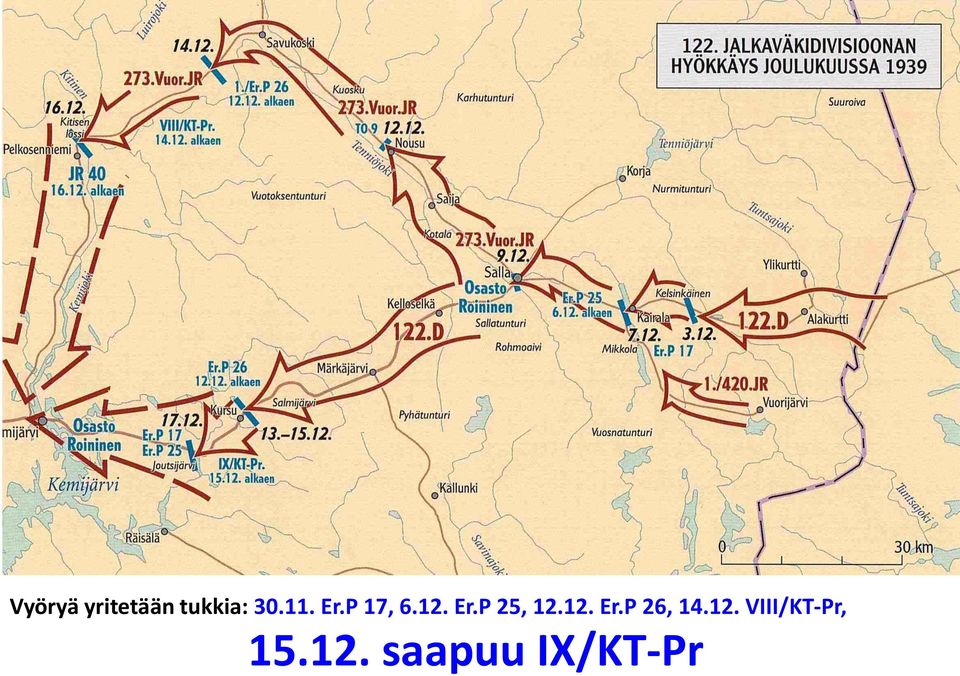 12. Er.P 26, 14.12. VIII/KT-Pr, 15.