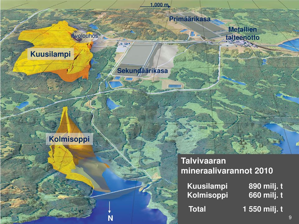 Talvivaaran mineraalivarannot 2010 Kuusilampi