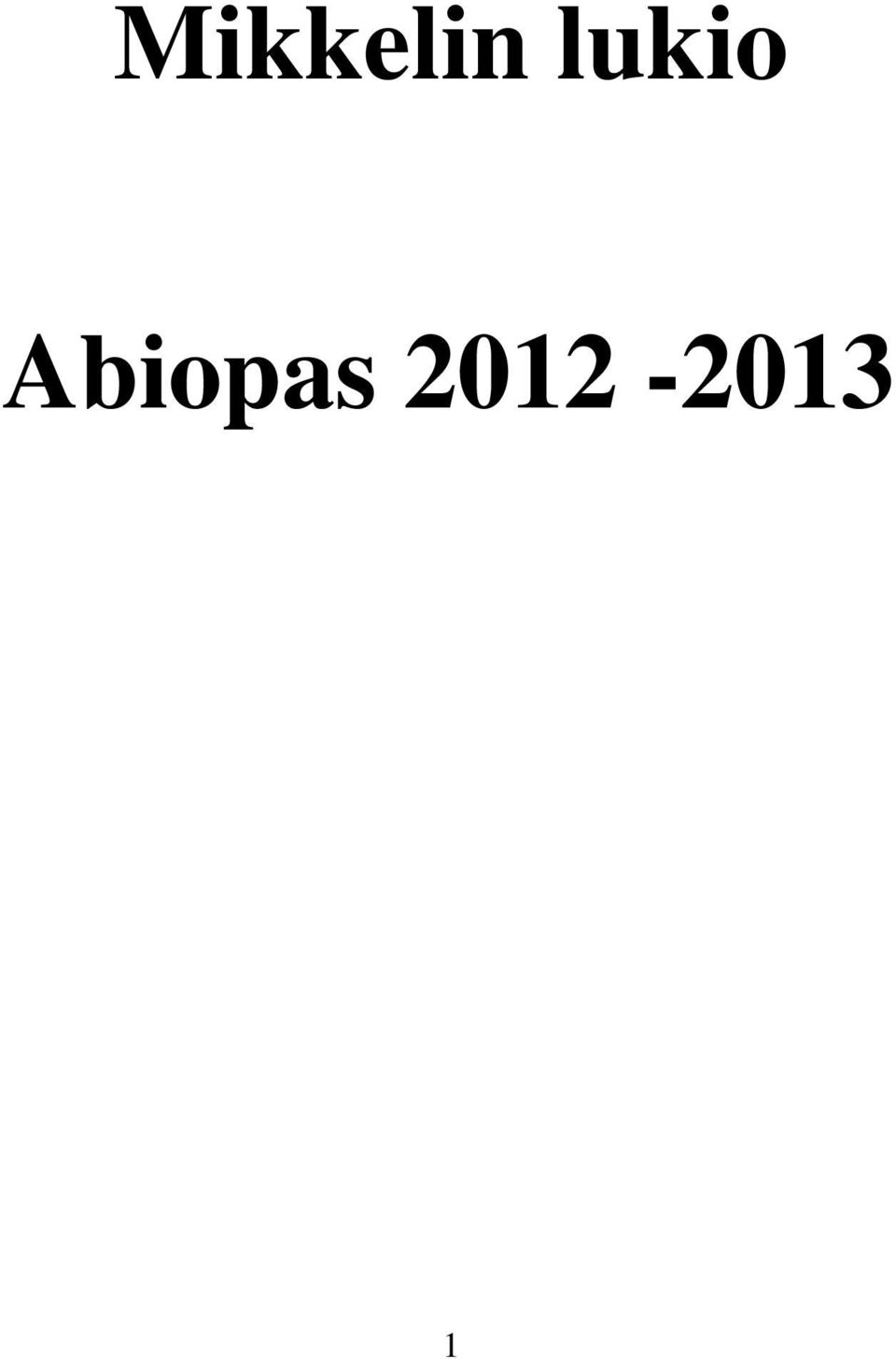 Abiopas