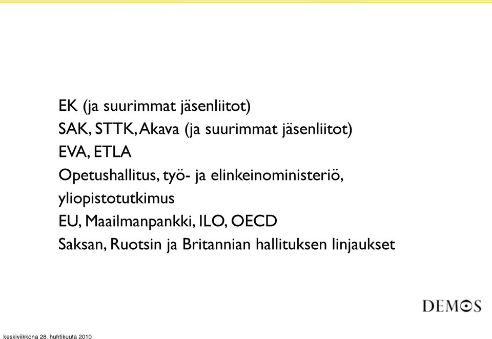elinkeinoministeriö, yliopistotutkimus EU,