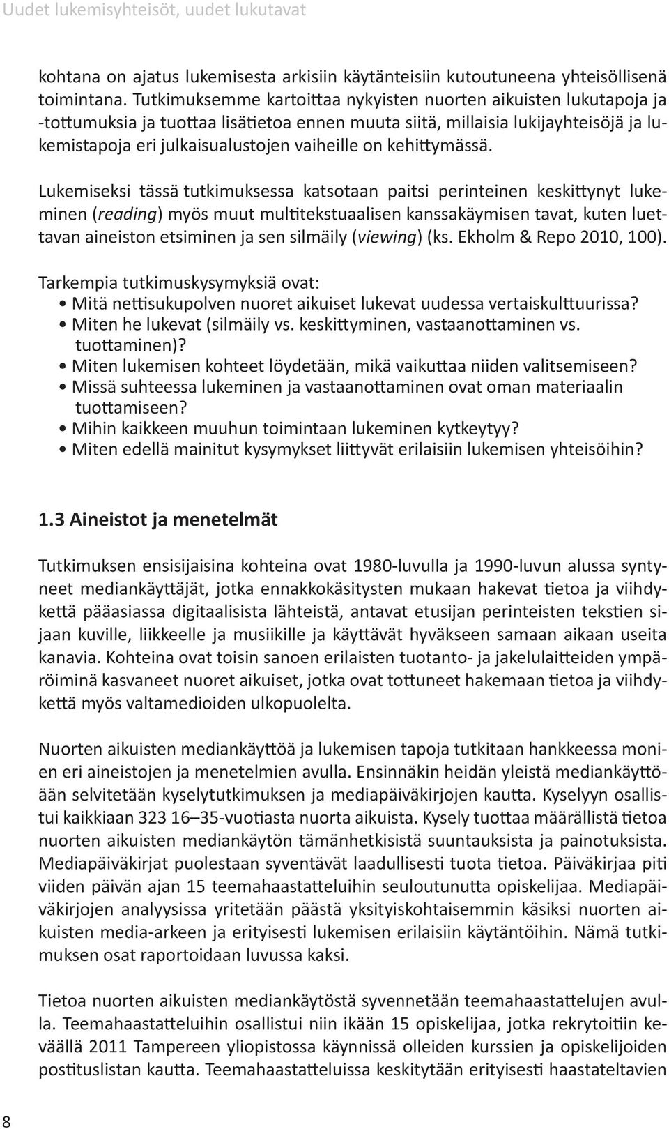 kehittymässä.