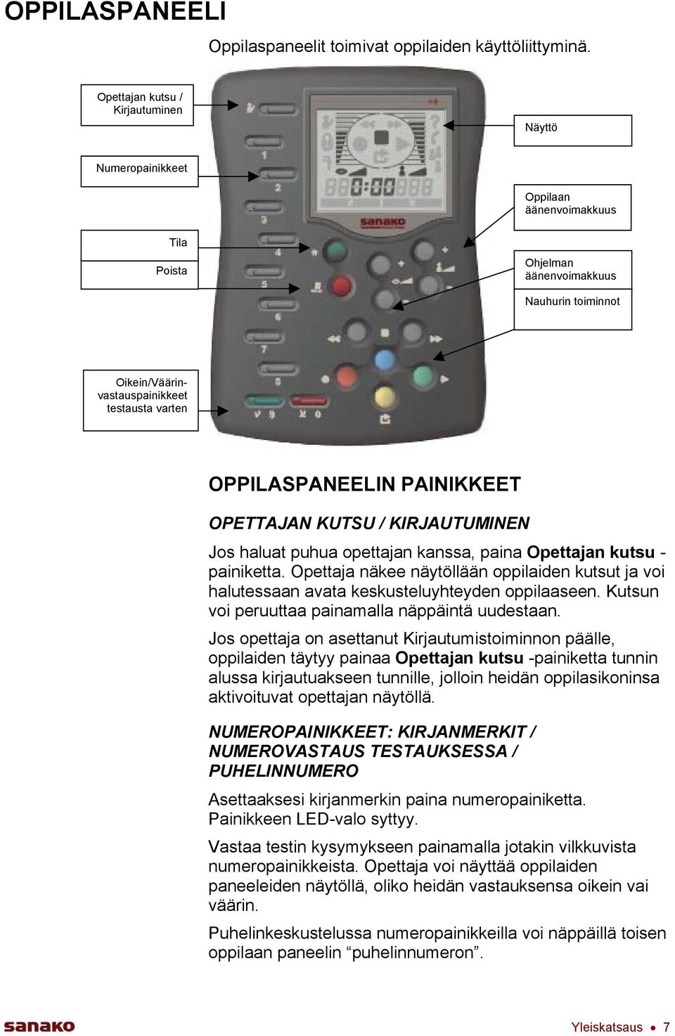 OPPILASPANEELIN PAINIKKEET OPETTAJAN KUTSU / KIRJAUTUMINEN Jos haluat puhua opettajan kanssa, paina Opettajan kutsu - painiketta.