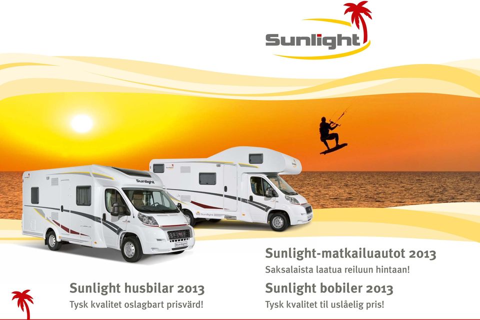 Sunlight-matkailuautot 2013 Saksalaista