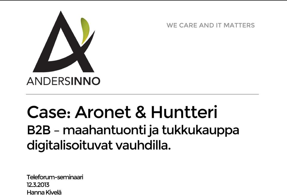 tukkukauppa digitalisoituvat
