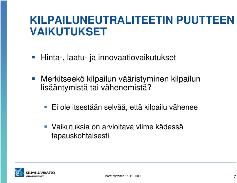 lisääntymistä tai vähenemistä?