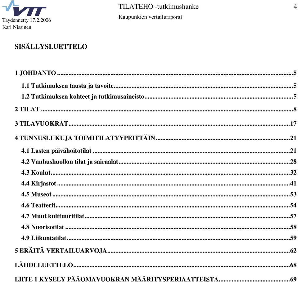 ..28 4.3 Koulut...32 4.4 Kirjastot...41 4.5 Museot...53 4.6 Teatterit...54 4.7 Muut kulttuuritilat...57 4.8 Nuorisotilat...58 4.