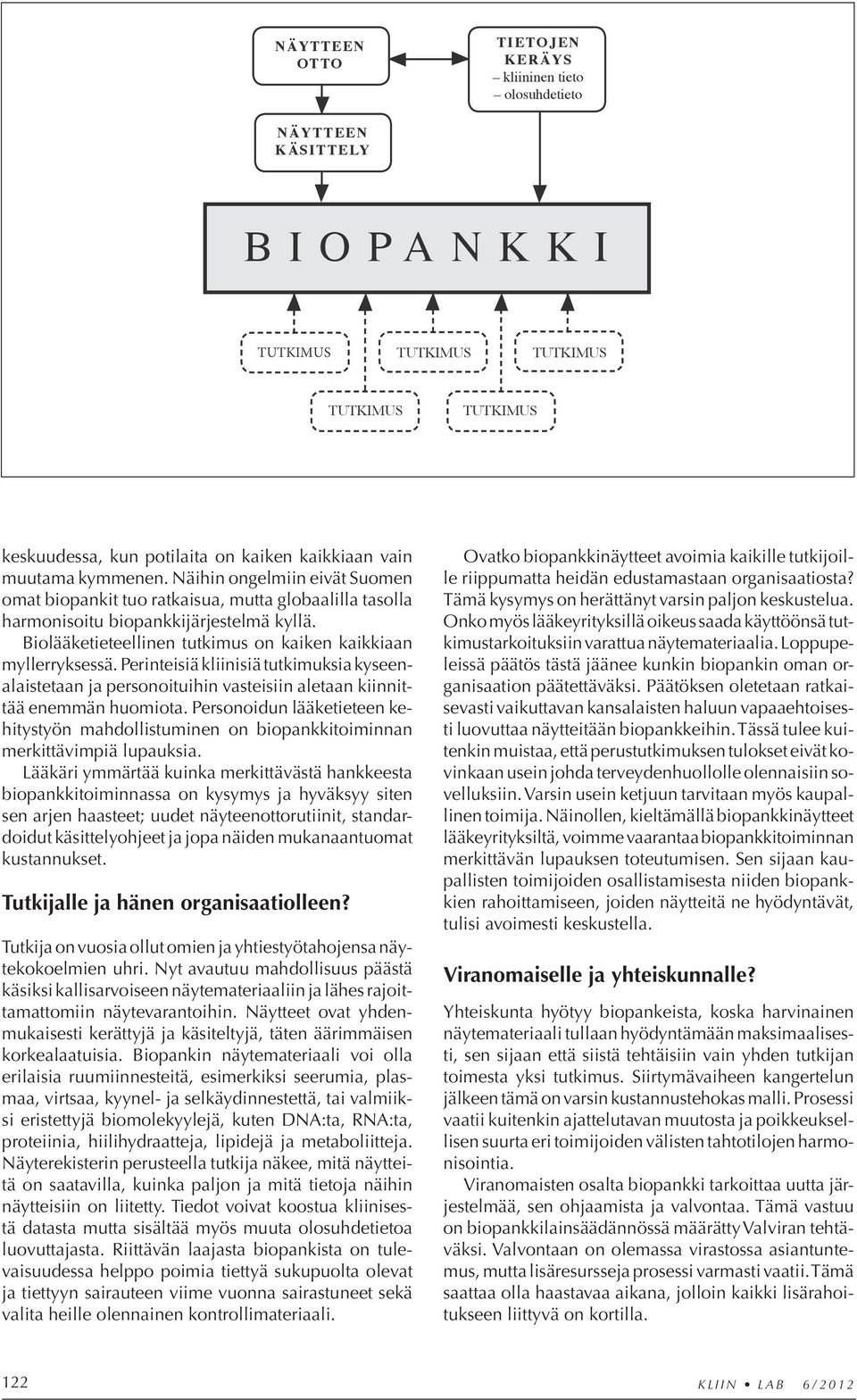 Biolääketieteellinen tutkimus on kaiken kaikkiaan myl lerryksessä. Perinteisiä kliinisiä tutkimuksia kyseenalaistetaan ja personoituihin vasteisiin aletaan kiinnittää enemmän huomiota.