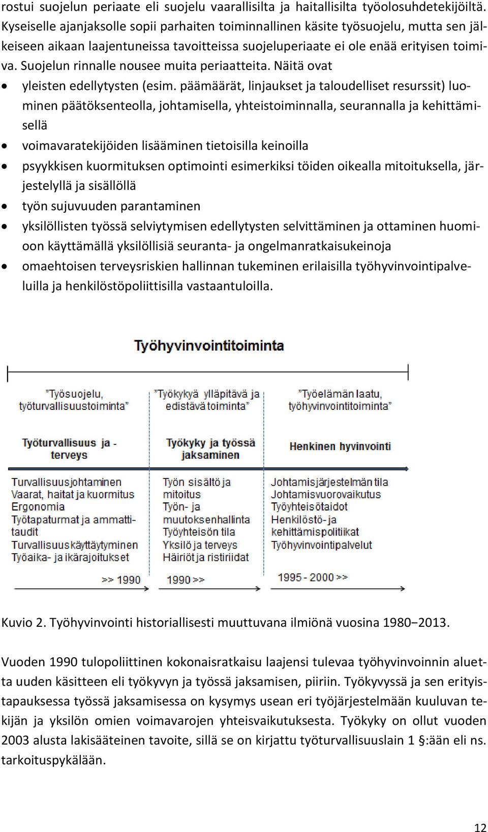 Suojelun rinnalle nousee muita periaatteita. Näitä ovat yleisten edellytysten (esim.