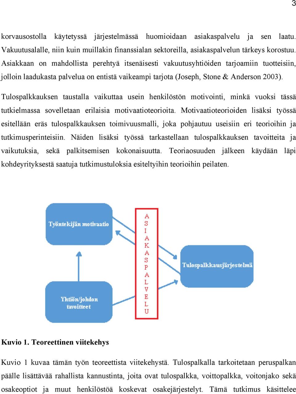 Tulospalkkauksen taustalla vaikuttaa usein henkilöstön motivointi, minkä vuoksi tässä tutkielmassa sovelletaan erilaisia motivaatioteorioita.