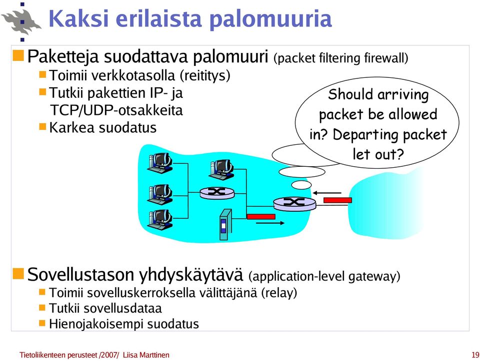 Departing packet let out?