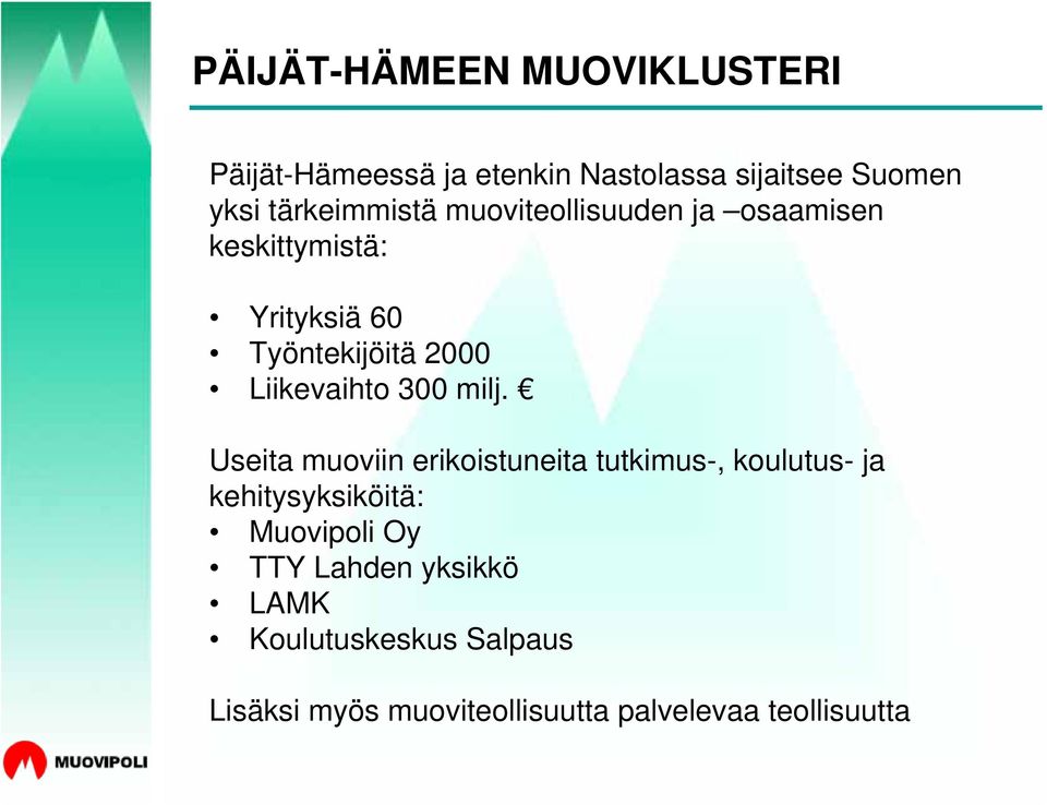 Liikevaihto 300 milj.