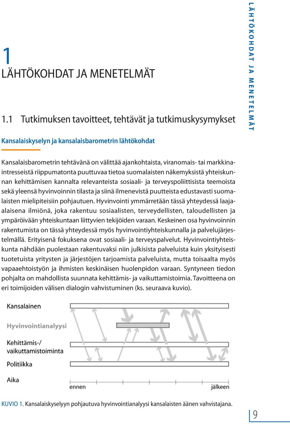 viranomais- tai markkinaintresseistä riippumatonta puuttuvaa tietoa suomalaisten näkemyksistä yhteiskunnan kehittämisen kannalta relevanteista sosiaali- ja terveyspoliittisista teemoista sekä yleensä