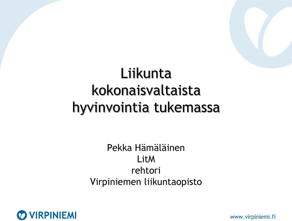 Pekka Hämäläinen LitM