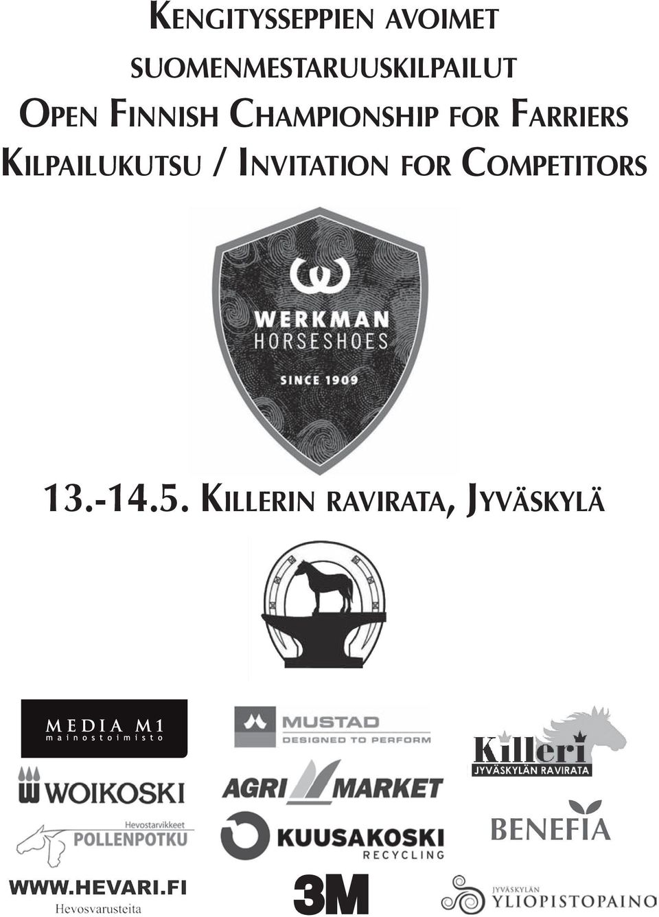Championship for Farriers Kilpailukutsu /