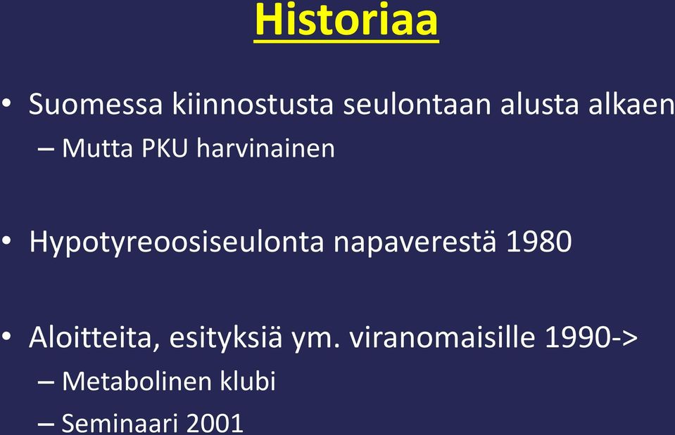 napaverestä 1980 Aloitteita, esityksiä ym.