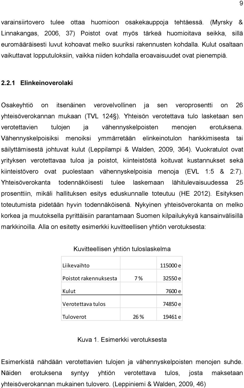 Kulut osaltaan vaikuttavat lopputuloksiin, vaikka niiden kohdalla eroavaisuudet ovat pienempiä. 2.