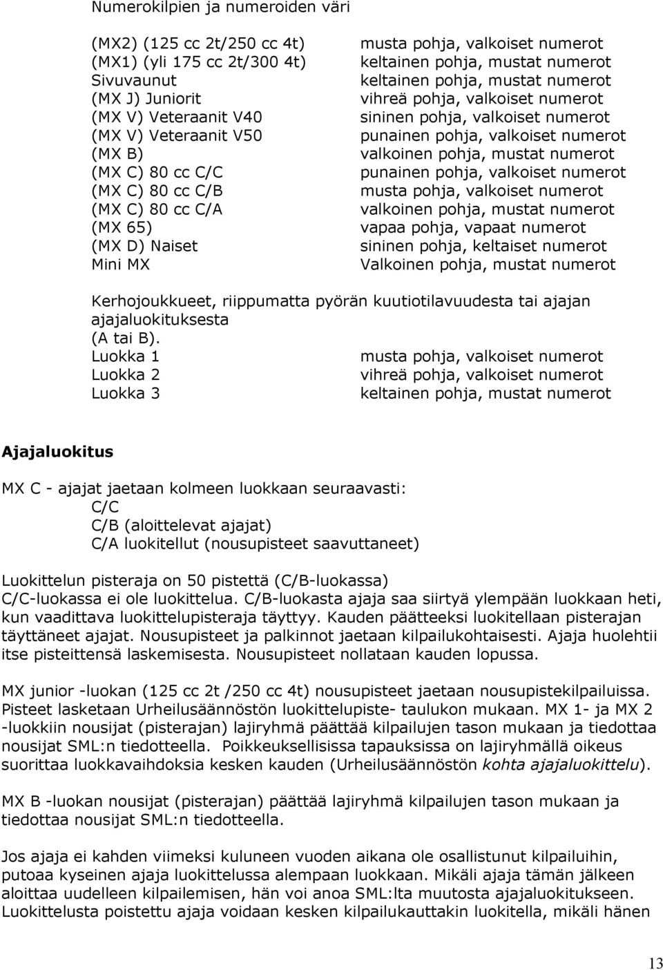 valkoiset numerot punainen pohja, valkoiset numerot valkoinen pohja, mustat numerot punainen pohja, valkoiset numerot musta pohja, valkoiset numerot valkoinen pohja, mustat numerot vapaa pohja,