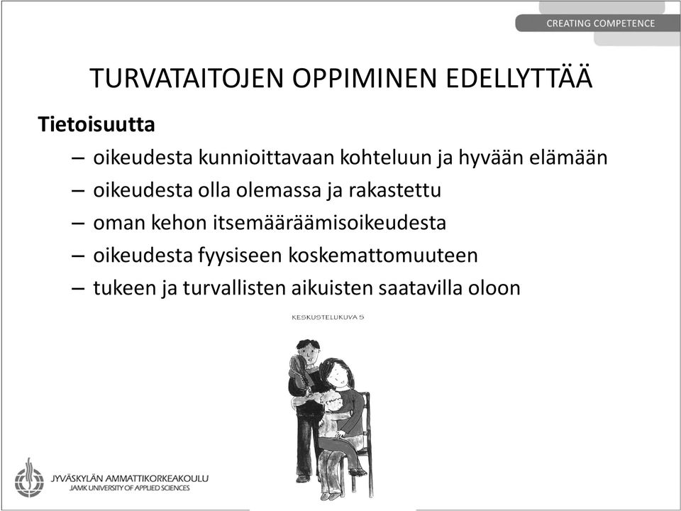 olemassa ja rakastettu oman kehon itsemääräämisoikeudesta