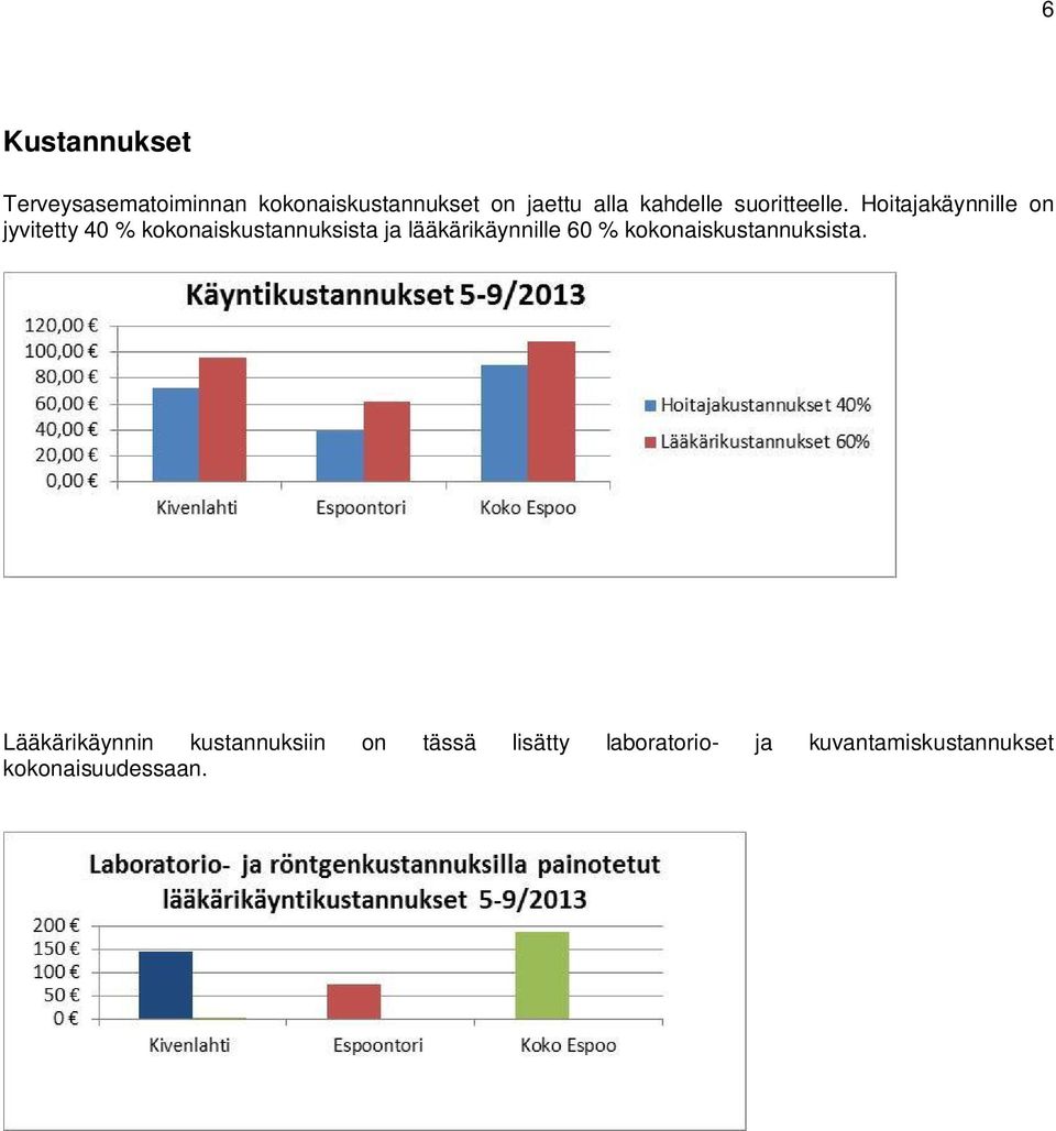 Hoitajakäynnille on jyvitetty 40 % kokonaiskustannuksista ja